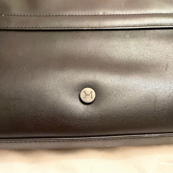 Halston Hertiage designer Bag for Women Elegant Black Clutch Bag - Picture 3 of 11